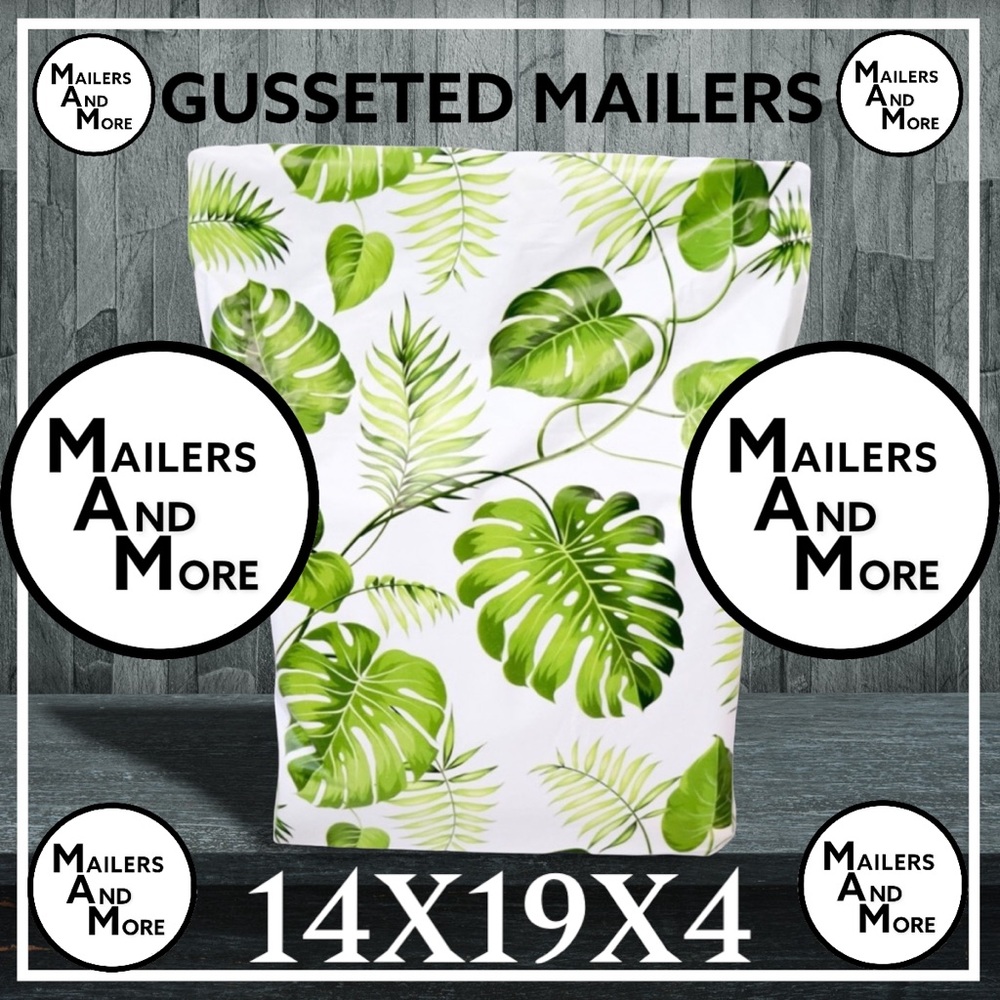 20 14X19X4 Poly Mailers Flat Bottom Shipping Envelopes PRICE FIRM - Picture 4 of 10